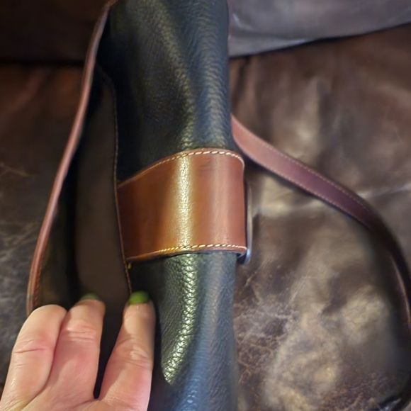 Vintage Coach Sheridan Crossbody 4JM-4224 Pebbled Navy Blue Made In Costa Rica - Picture 8 of 10